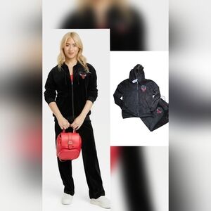 Chicago Bulls Womens Velour Tracksuit Set – NWT, Size XL